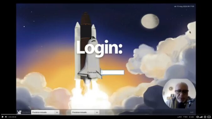 Captura de pantalla del sistema gnulinux fedora 43